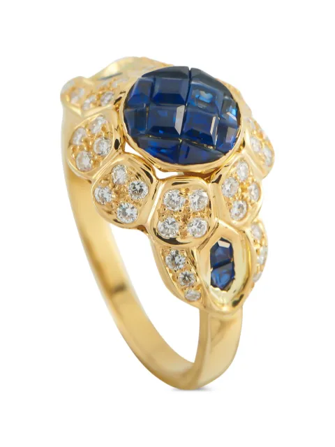 Mouawad sapphire and diamond ring