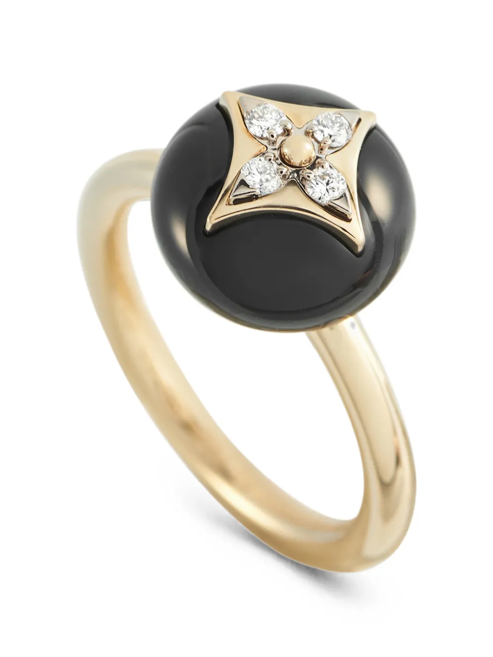 Louis Vuitton Pre-owned Star Blossom Diamond Ring in Gold, view 3