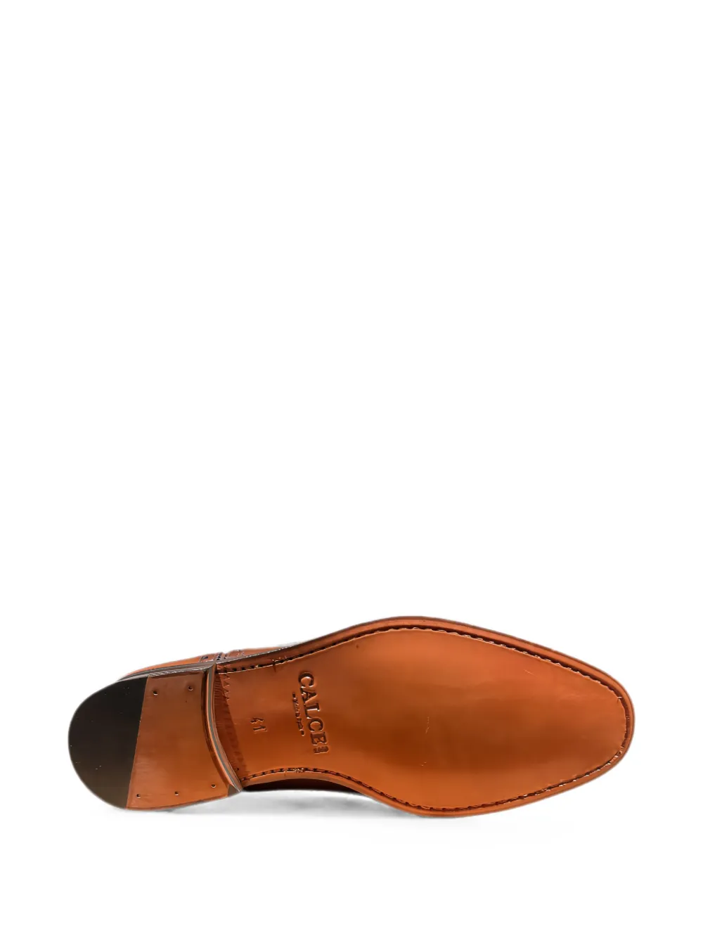 CALCE brogue-detail leather oxford shoes Bruin