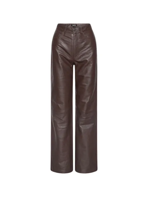 ROTATE BIRGER CHRISTENSEN high-waisted straight-leg trousers