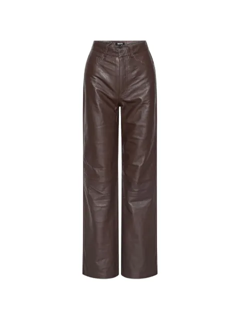 ROTATE BIRGER CHRISTENSEN high-waisted straight-leg trousers