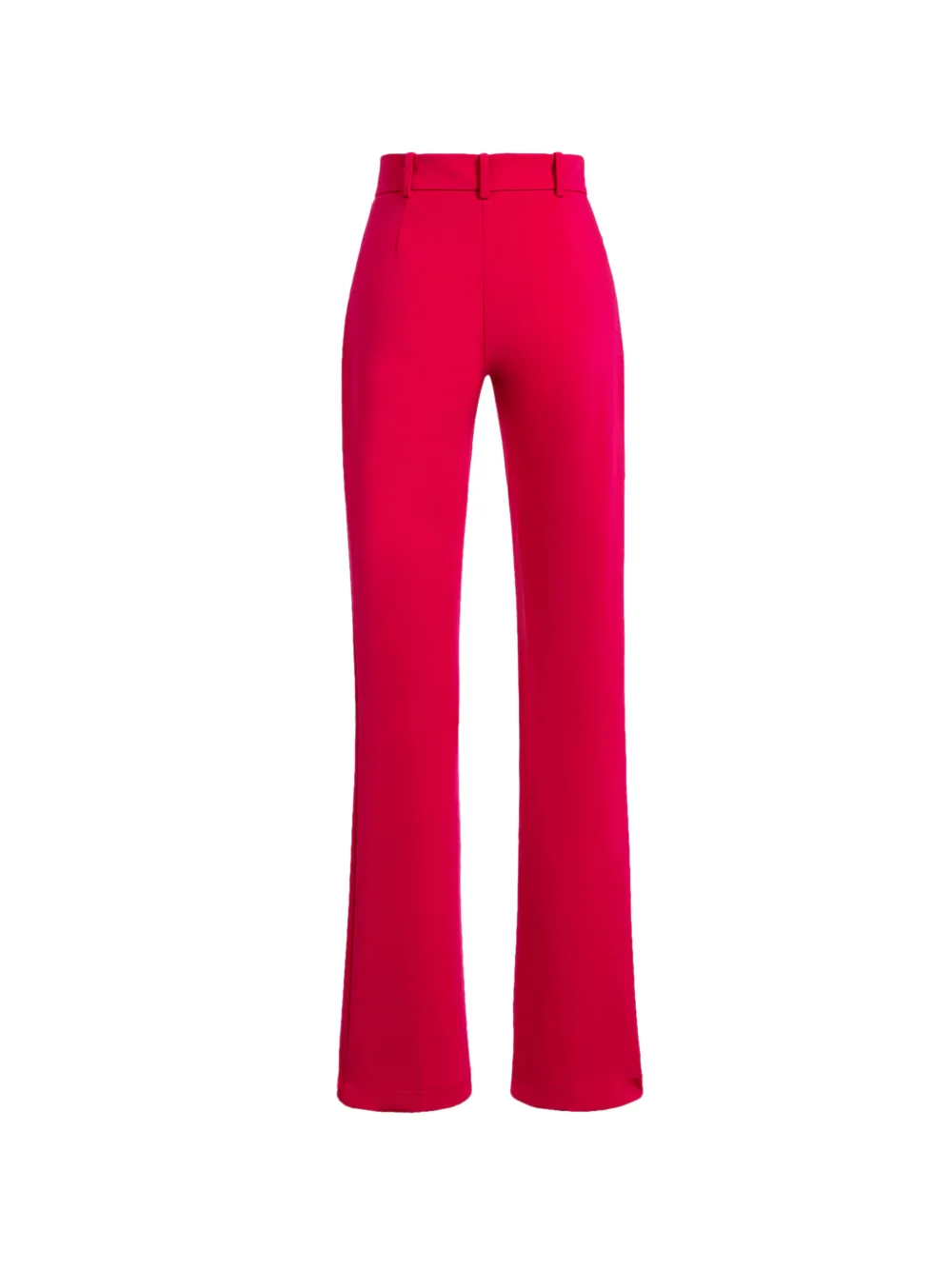 PINKO pressed-crease split-hem trousers - Rosa