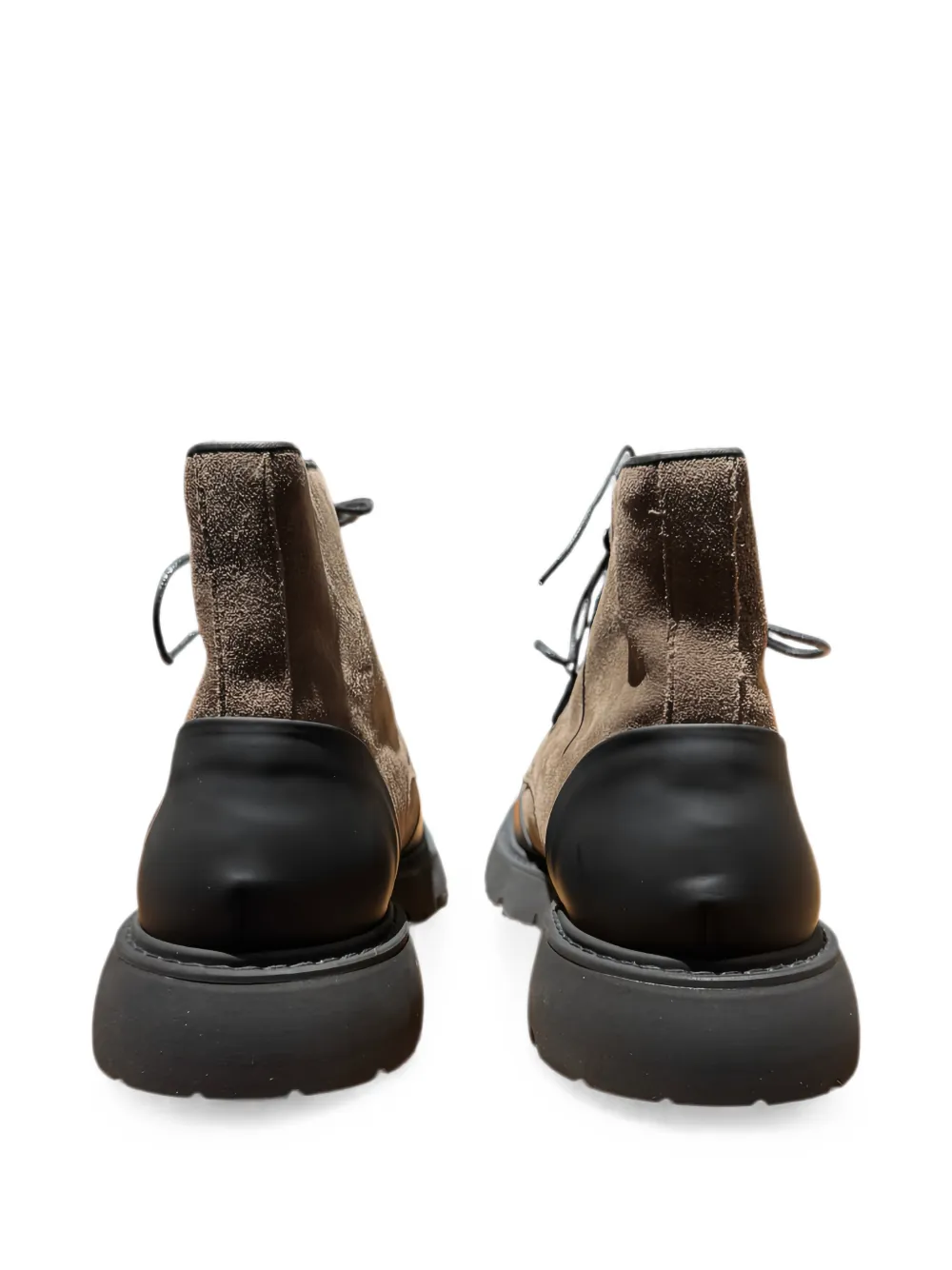 CALCE suede panelled sneakers Beige
