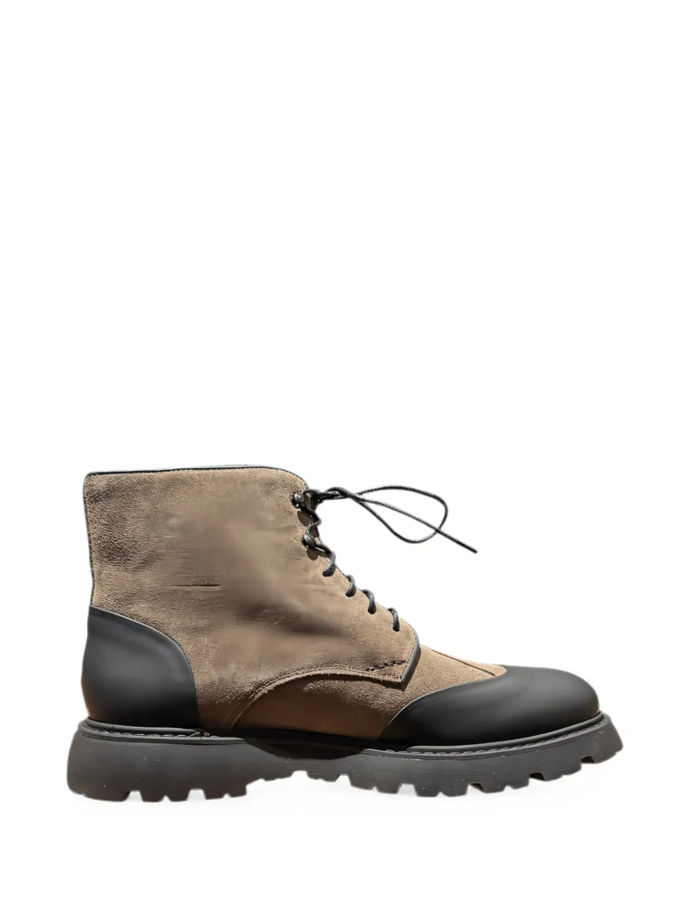 CALCE suede panelled sneakers - Nude