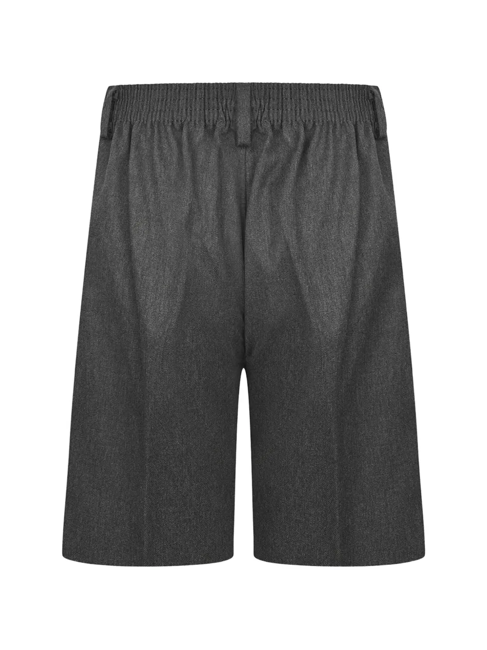 Zeco Schoolwear kids Shorts met elastische band en logo-plakkaat Grijs