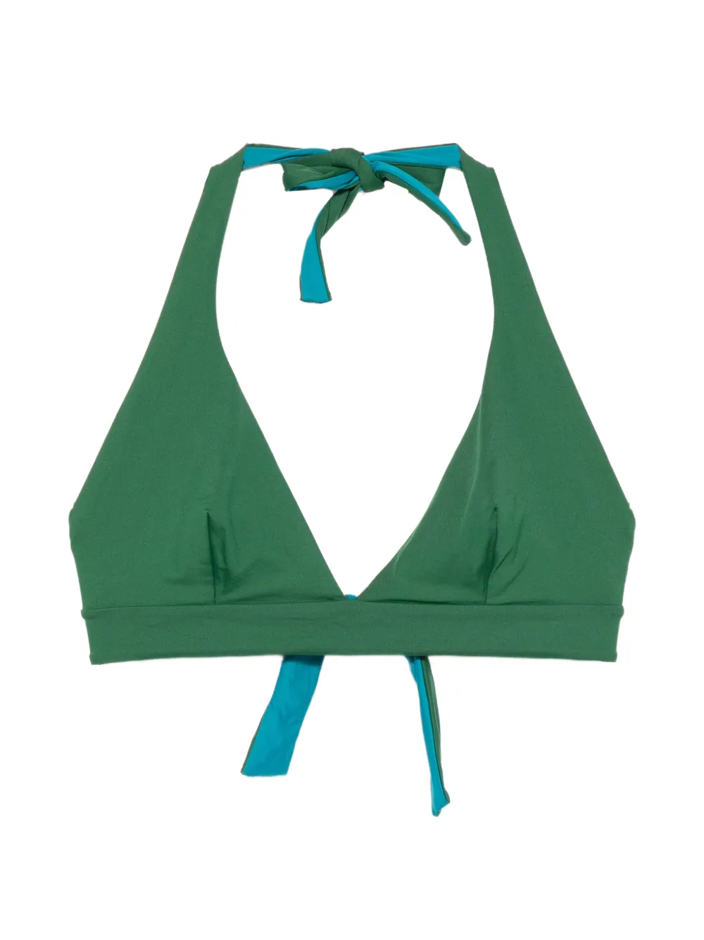 Fisico halterneck triangle bikini top - Blu