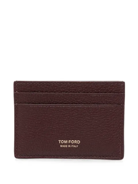 TOM FORD grained-leather card holder
