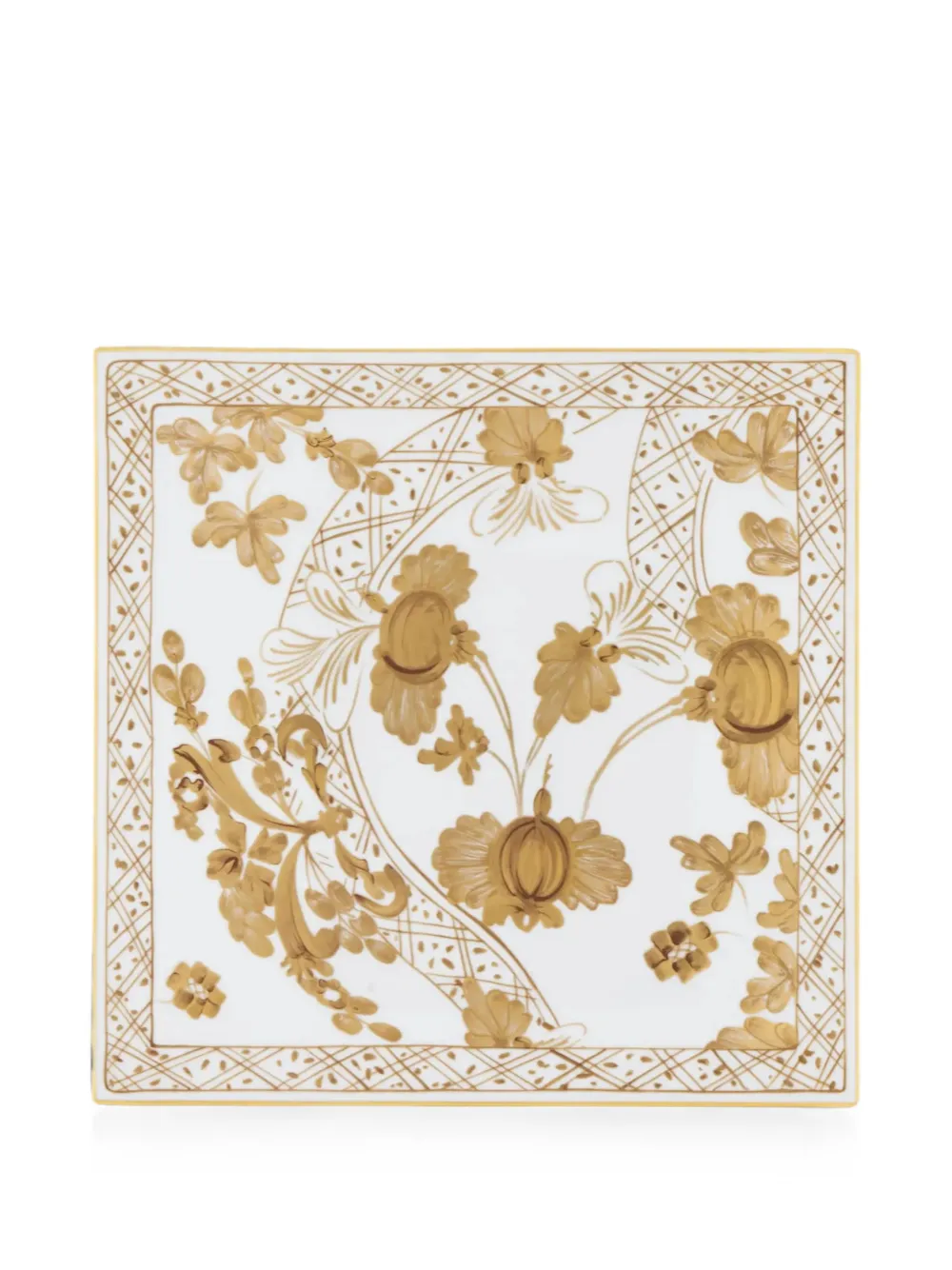GINORI 1735 lot de deux sets de table à design carré - Blanc