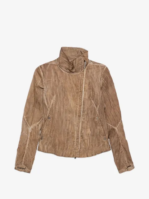 Isaac Sellam Experience crinkled-effect jacket