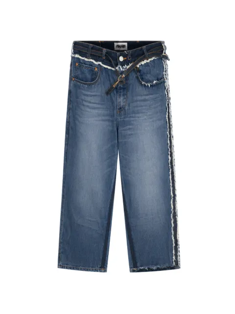 Magliano Stormy raw-edge panelled jeans