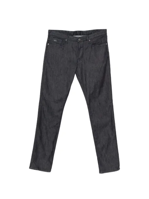 Emporio Armani logo-plaque jeans