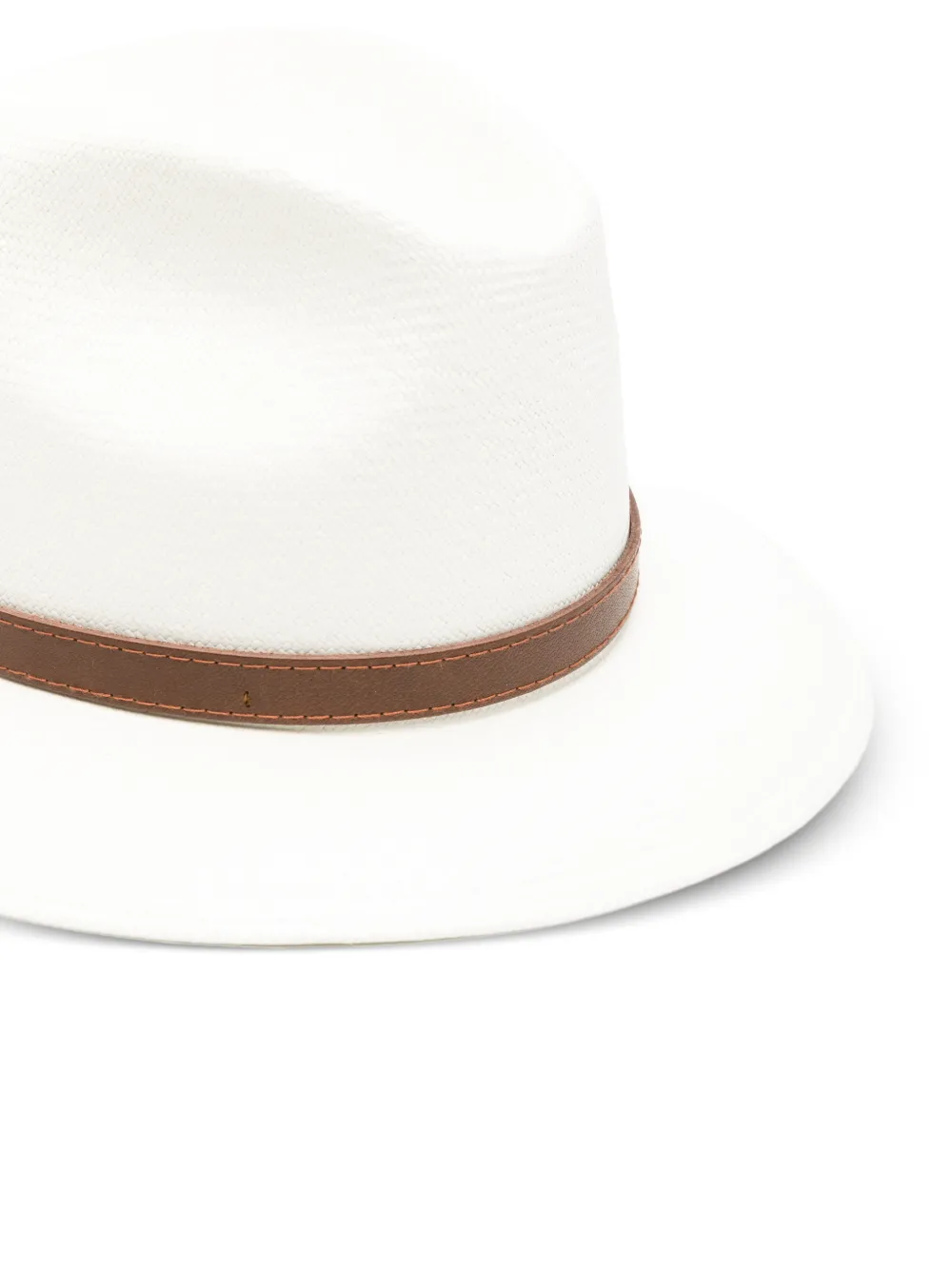 Borsalino Country Panama hoed met brede rand Wit