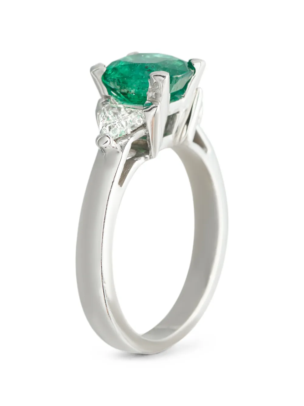 LB Exclusive emerald and diamond ring - Argento