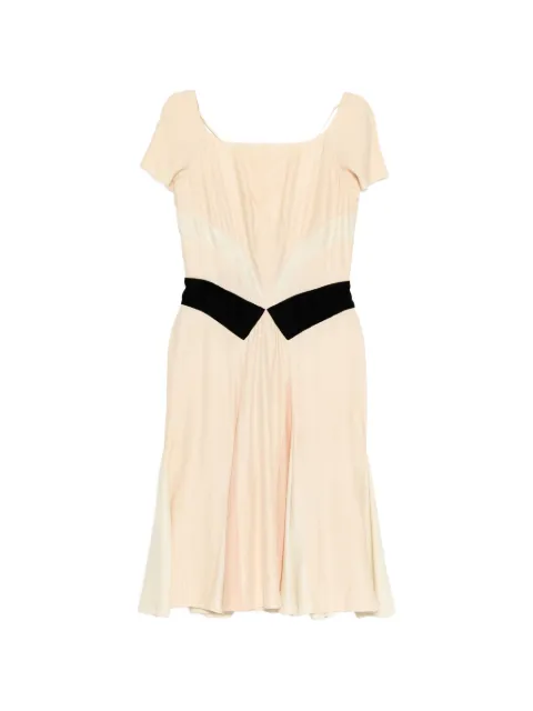 Prada Pre-Owned pleated silk dress