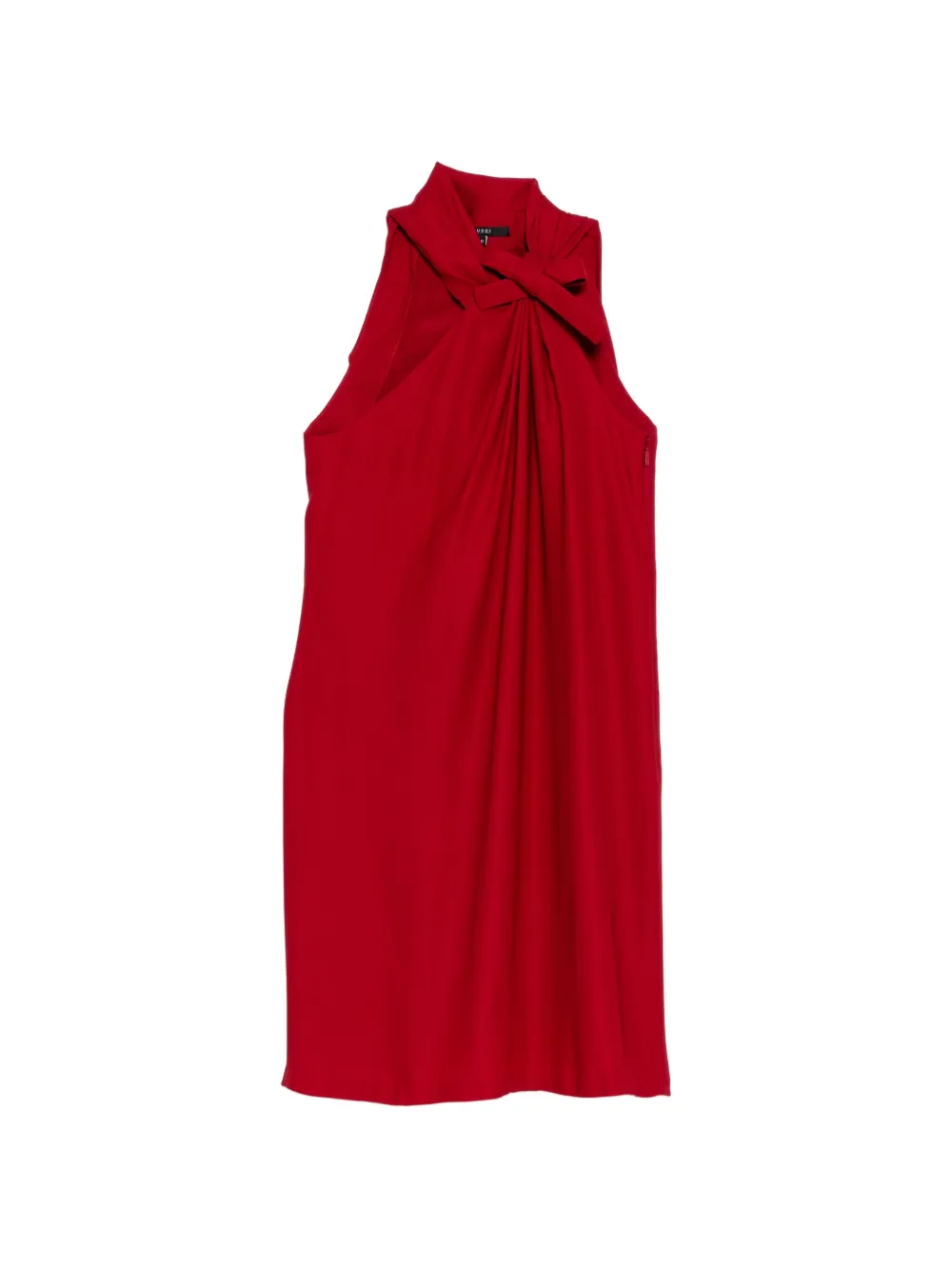 Gucci Pre-Owned bow-detail halterneck dress - Rosso