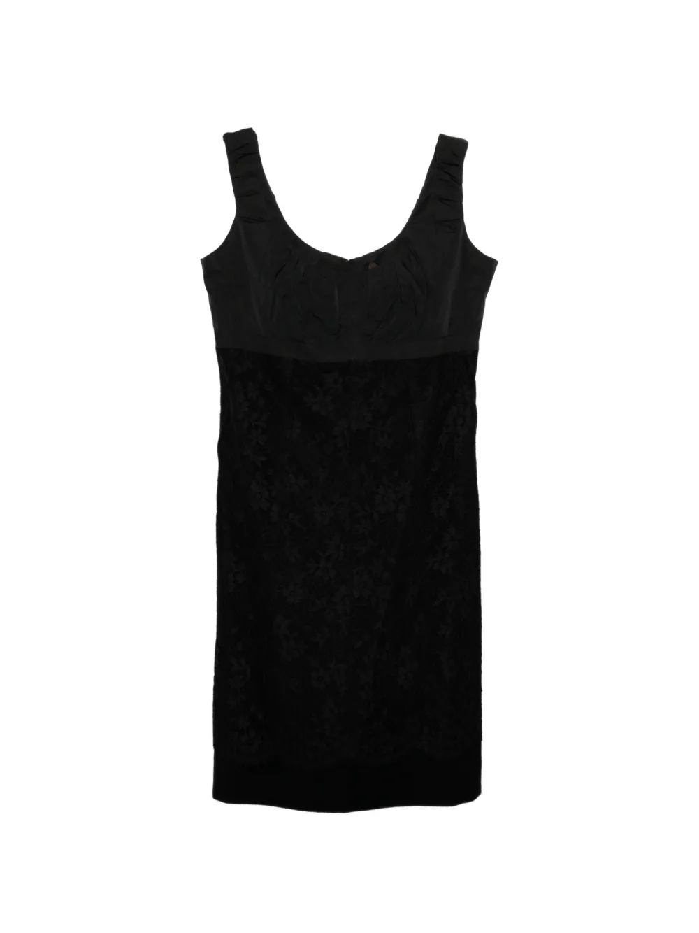 Louis Vuitton Pre-Owned lace corset dress - Nero