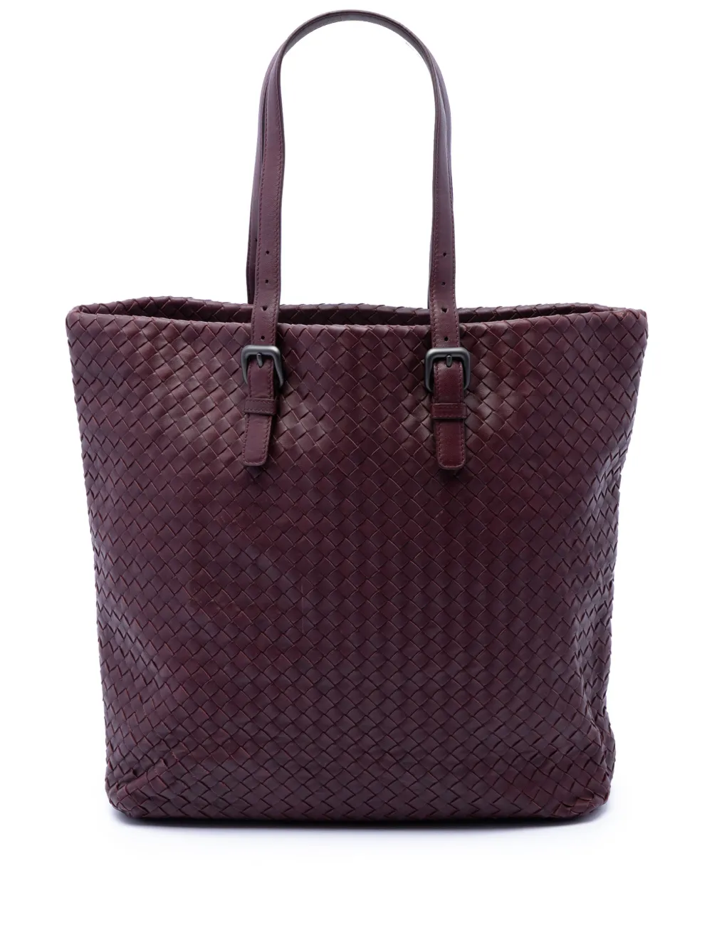 Bottega Veneta Pre-Owned 2012-2026 Nappa Intrecciato Belt Strap tote bag - Violett
