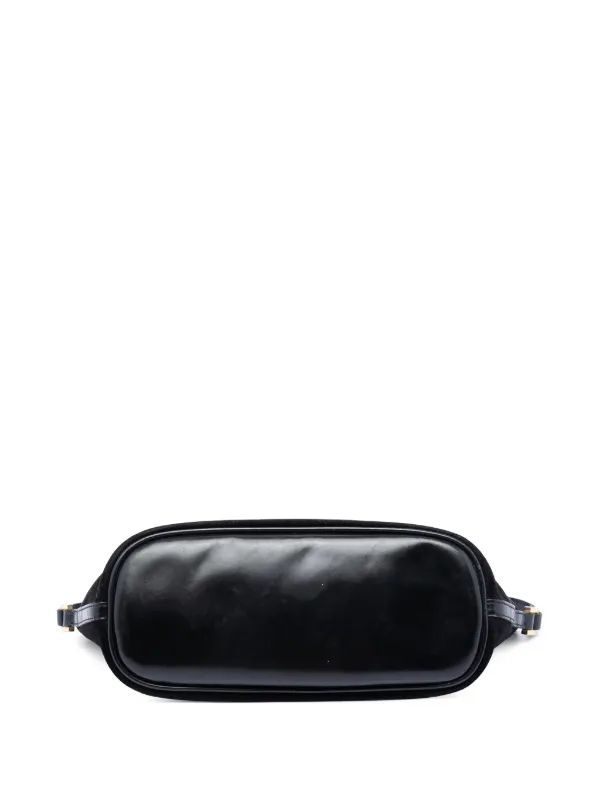 Gucci Pre-Owned 2000-2015 Suede Boat Shoulder Bag | Black