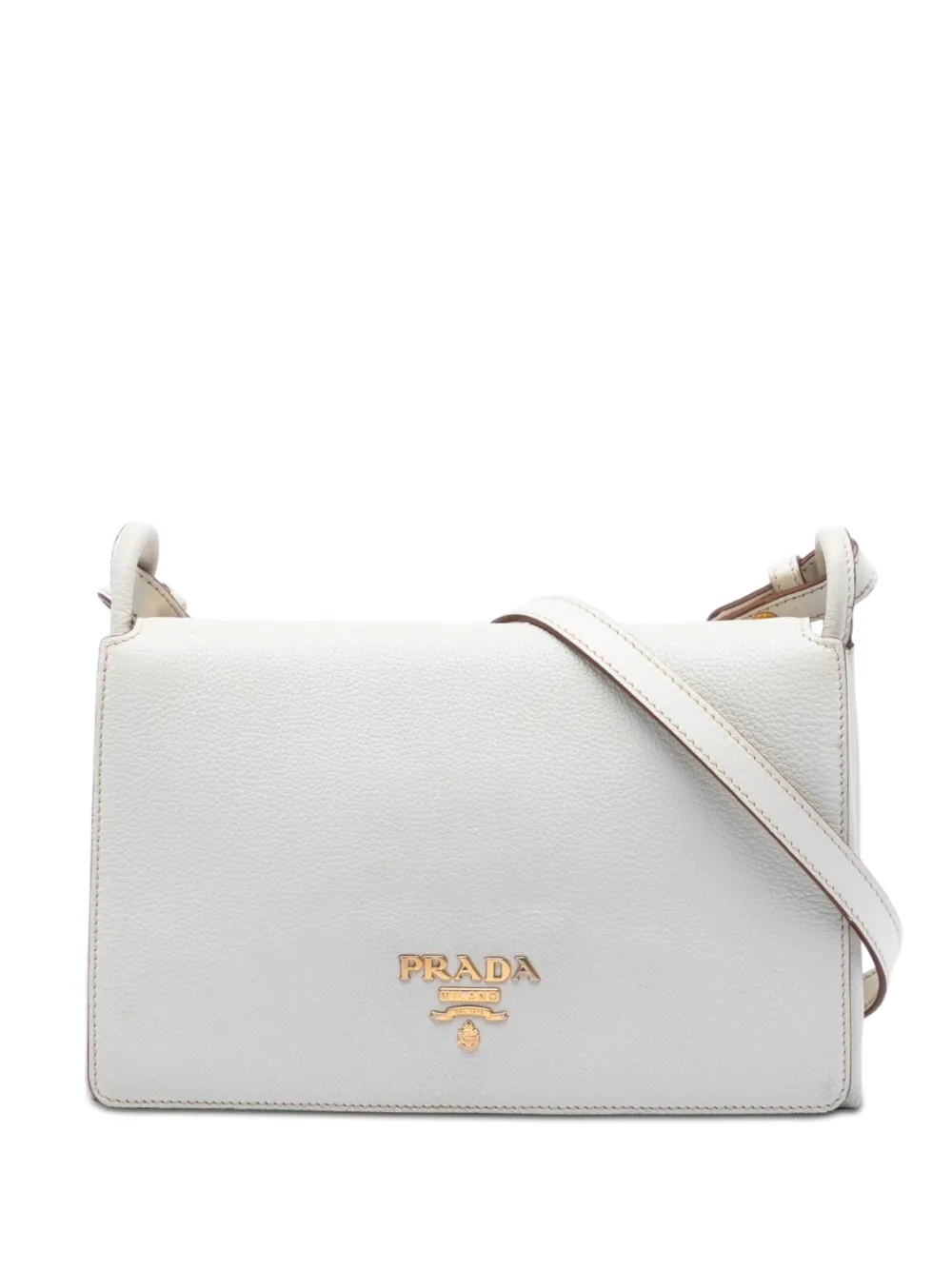 Prada Pre-Owned 2000-2013 Vitello Daino crossbody bag - Bianco
