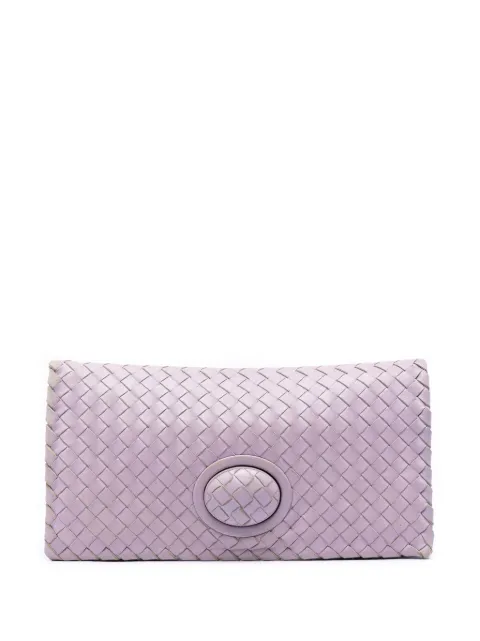 Bottega Veneta Pre-Owned bolsa de mano de piel de napa en Intrecciato y cierre giratorio 2012-2026