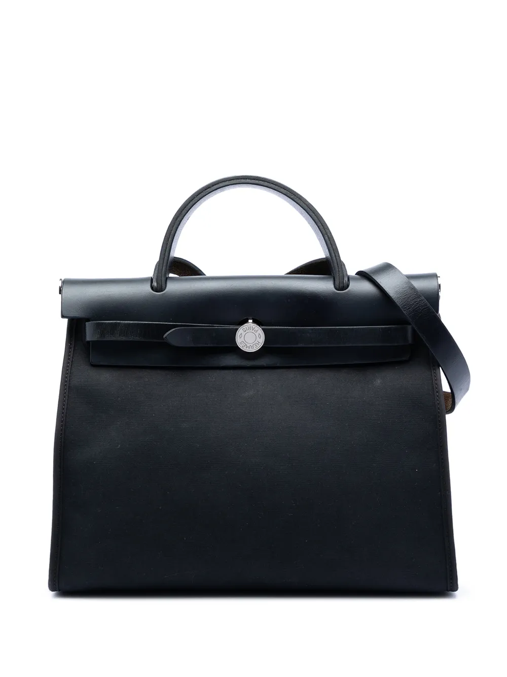 Hermès Pre-Owned 2017 Toile H Berline Herbag Zip 31 satchel - Nero