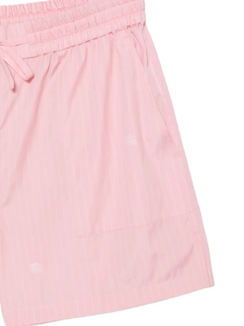 Burberry Shorts met trekkoord en krijtstreep Roze