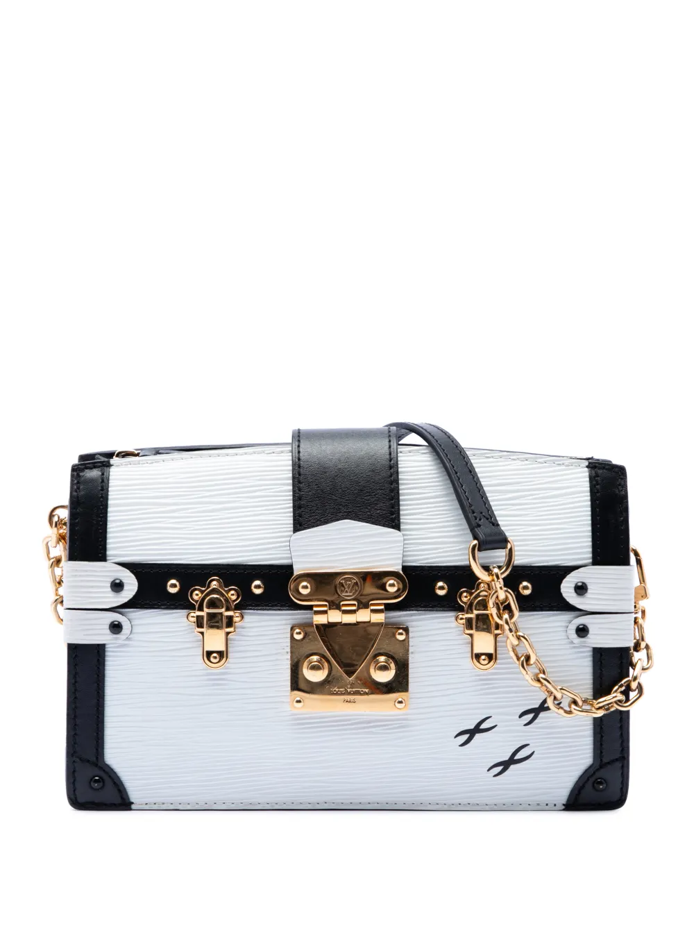 Louis Vuitton Pre-Owned 2021-2026 Epi Trunk Clutch crossbody bag - Bianco