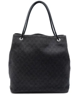 Gucci Pre-Owned GGパターン ハンドバッグ | ブラック | FARFETCH JP