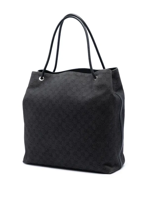 Gucci Pre-Owned 2016-2026 ラージGGデニム ジフォード ハンドバッグ 