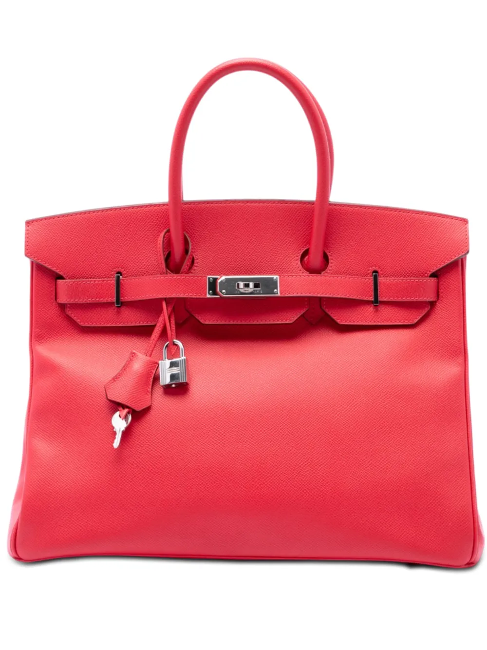 Hermès Pre-Owned 2010 Epsom Birkin Retourne 35 handbag - Rosso