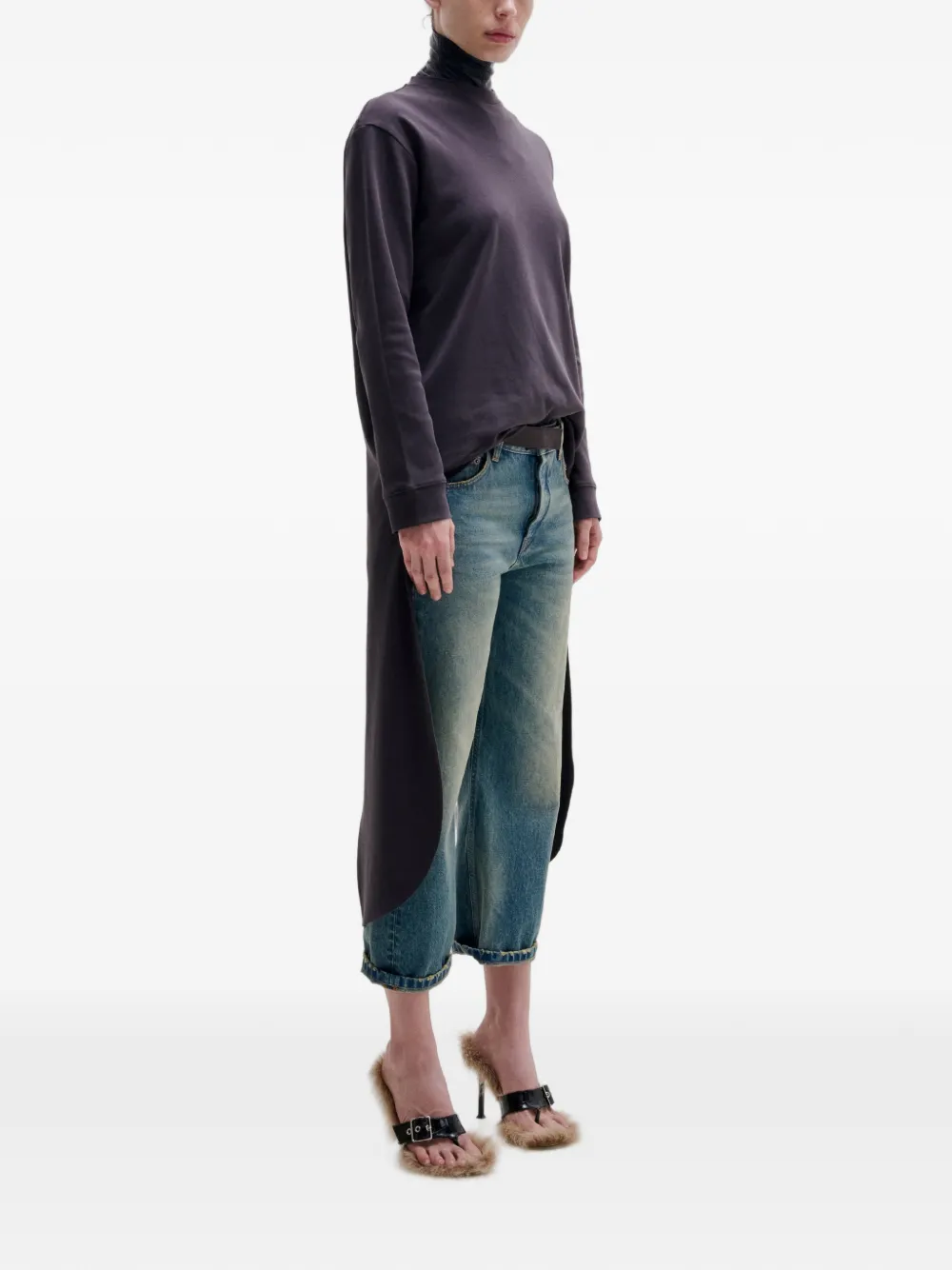 DARKPARK Lizzie cropped jeans Grijs