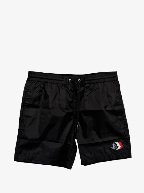 Moncler logo-patch swim shorts