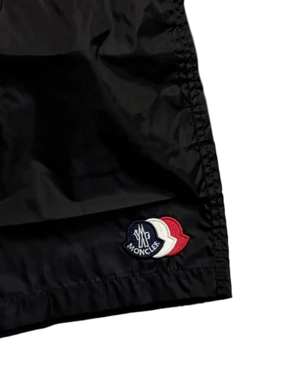 Moncler Zwembroek met logopatch Zwart