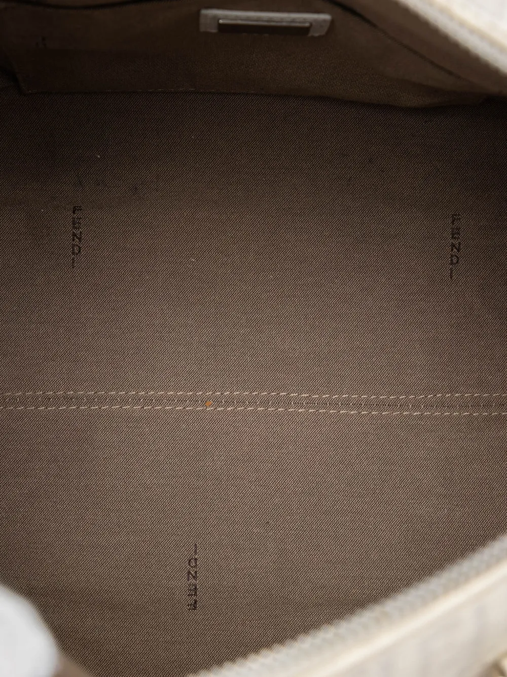 Fendi Pre-owned 2000-2010 Zucchino Spalmati Forever Bauletto Boston Bag in Neutrals, view 5