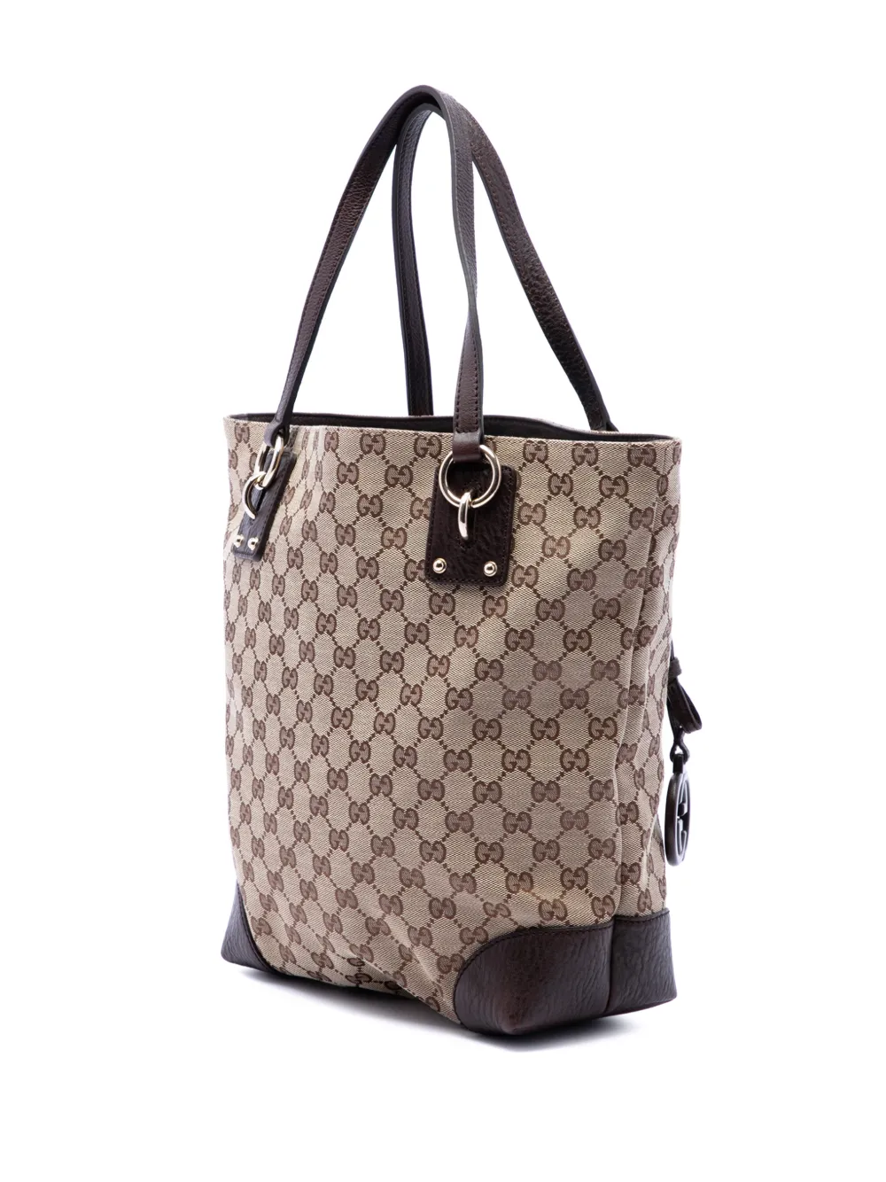 Gucci Pre-Owned 2016-2026 GGキャンバス GGチャーム トートバッグ