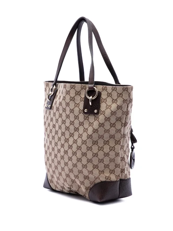 Gucci Pre-Owned 2016-2026 GGキャンバス GGチャーム トートバッグ
