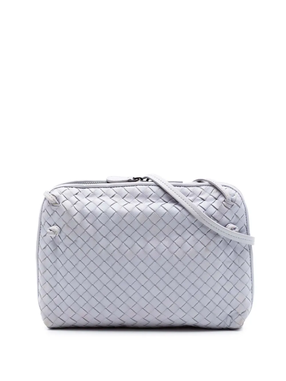 Bottega Veneta Pre-Owned 2012-2026 Nappa Intrecciato Nodini crossbody bag - Purple