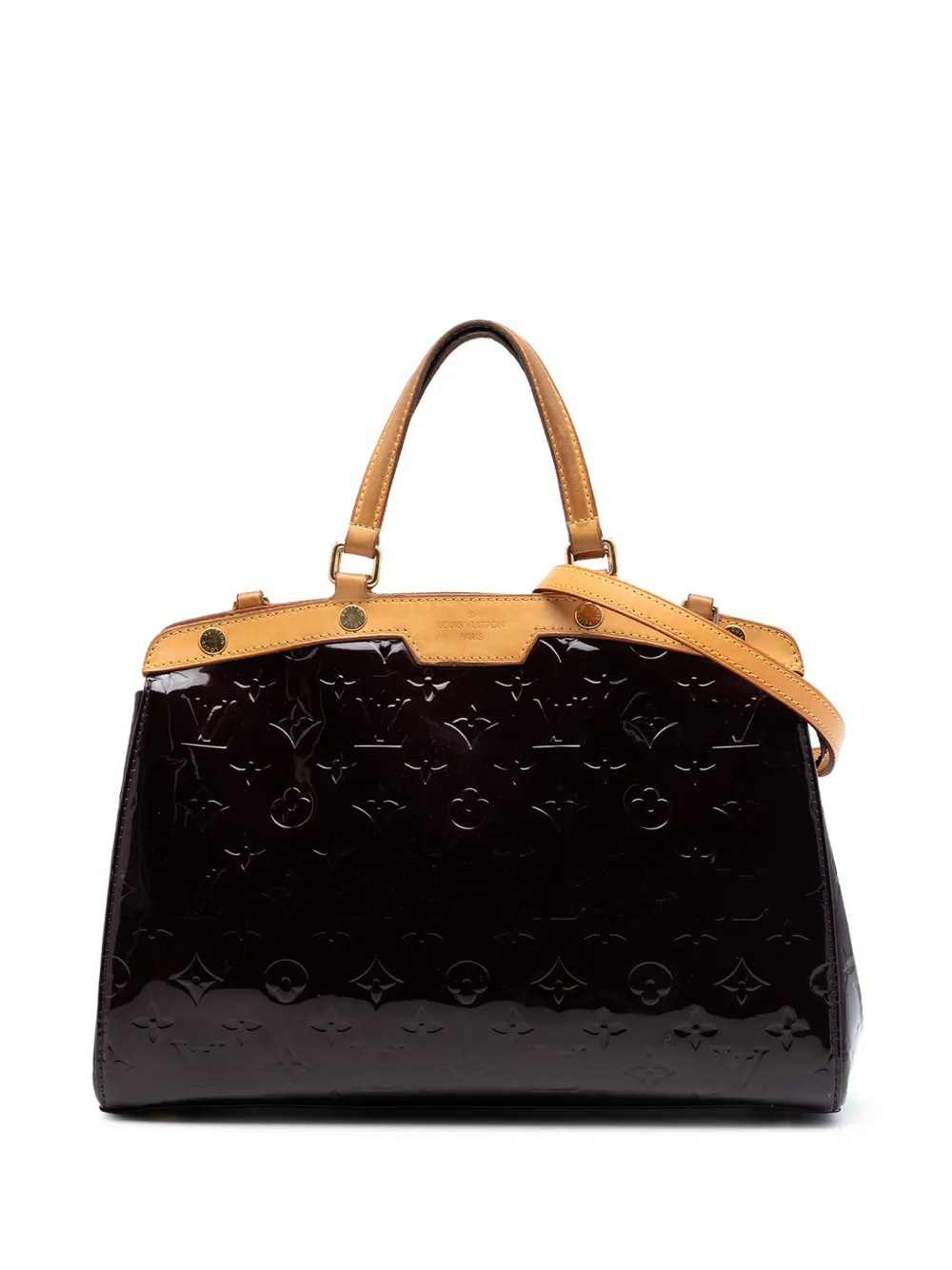 Louis Vuitton Pre-Owned 2012 Monogram Vernis Brea MM satchel - Violett