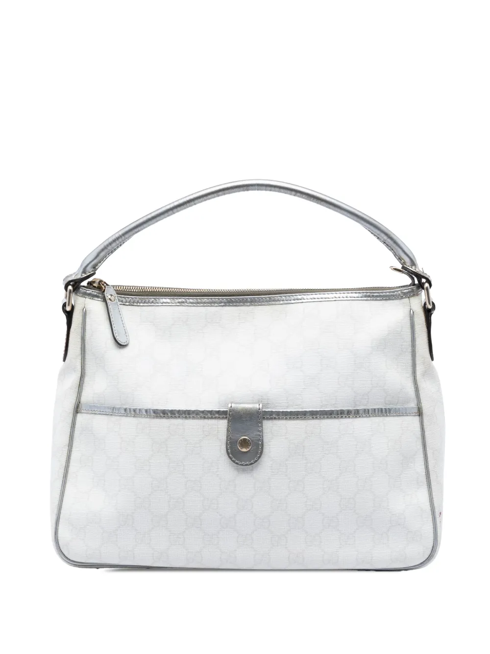 Gucci Pre-Owned 2016-2026 GG Supreme Joy handbag - Argento