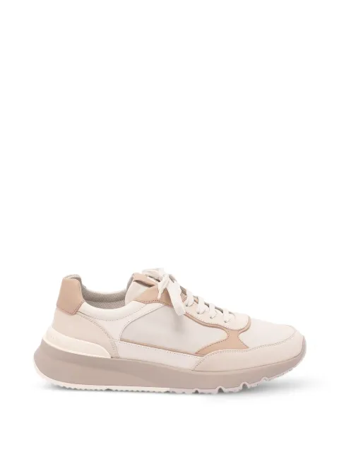 Brunello Cucinelli zapatillas de piel con paneles