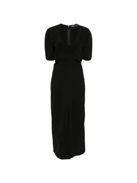 Proenza Schouler robe mi-longue à manches bouffantes et encolure ronde 