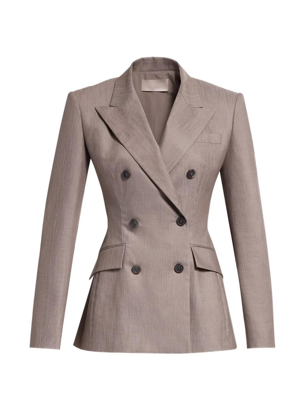 Elie Saab Blazer doppiopetto con revers a lancia - Toni neutri