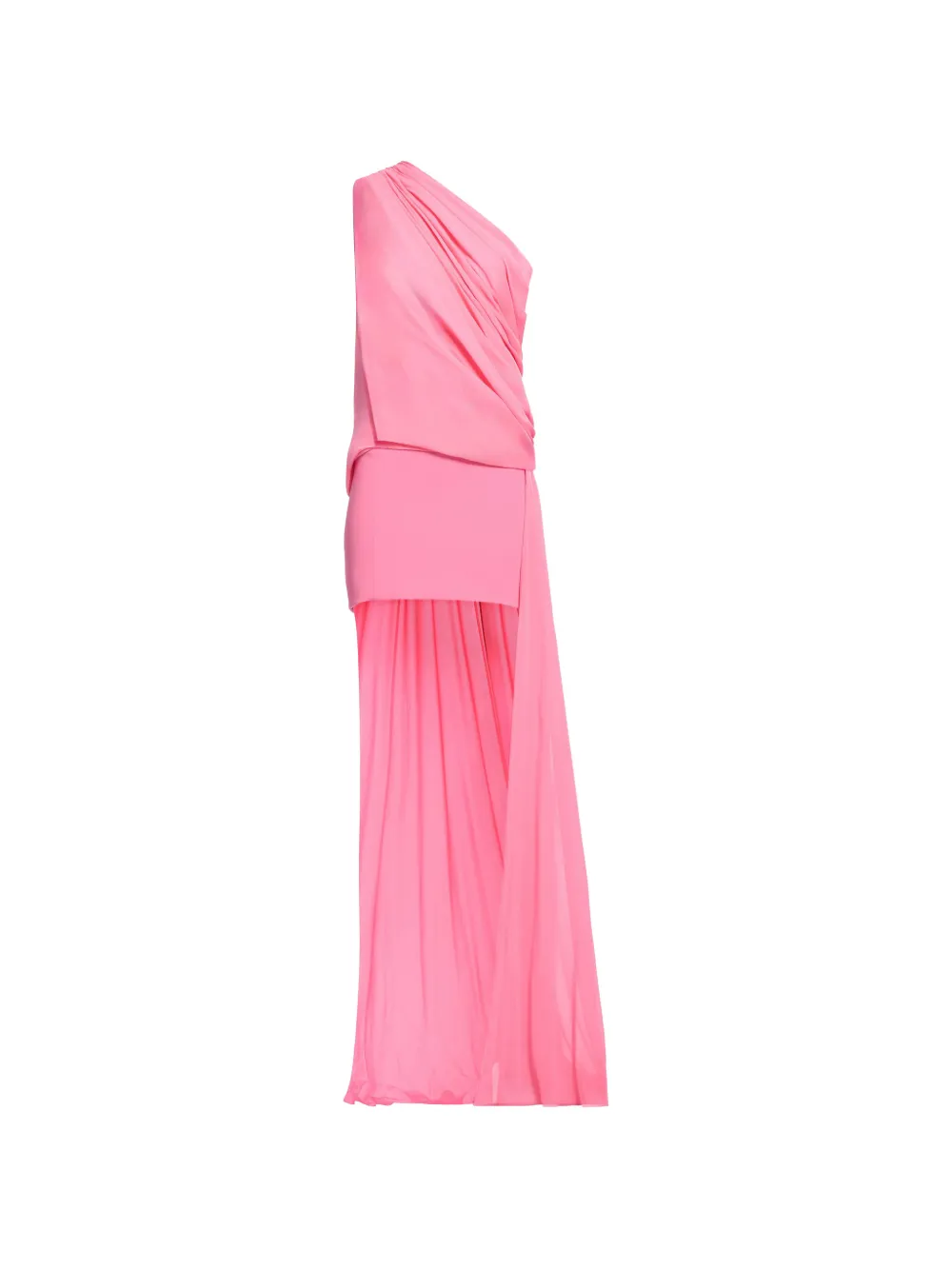 Elie Saab Gedrapeerde jurk Roze
