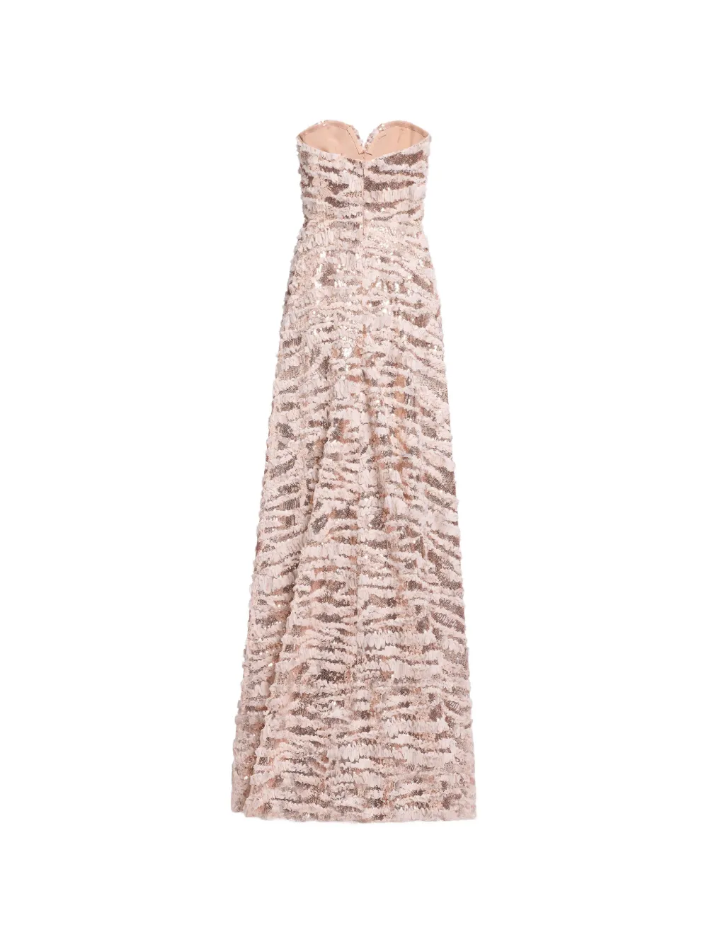 Elie Saab Jurk verfraaid met pailletten Beige
