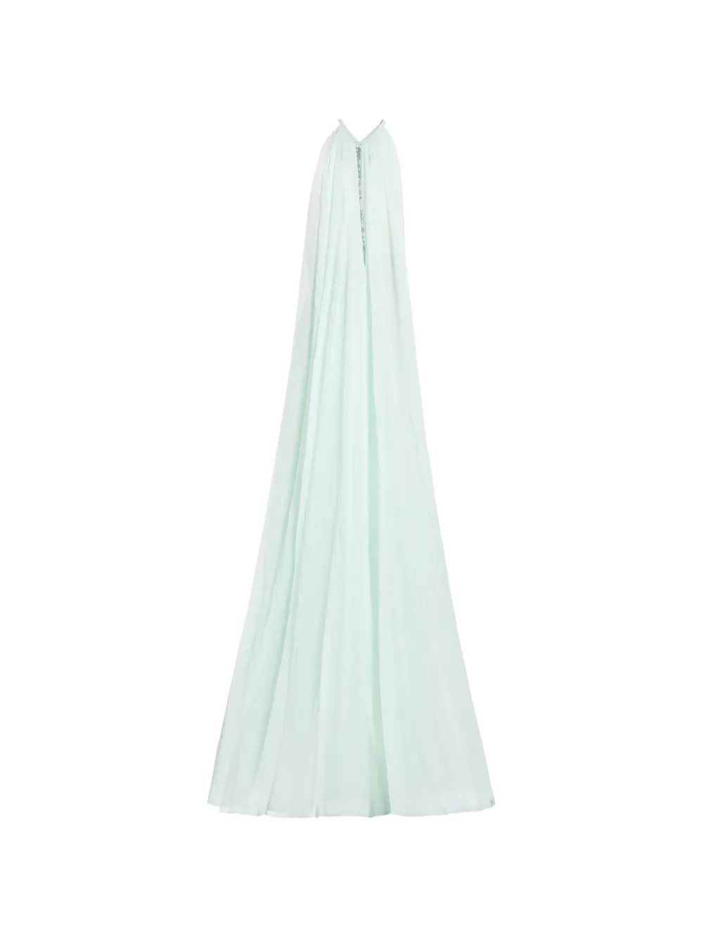 Elie Saab Maxi-jurk met halternek Groen