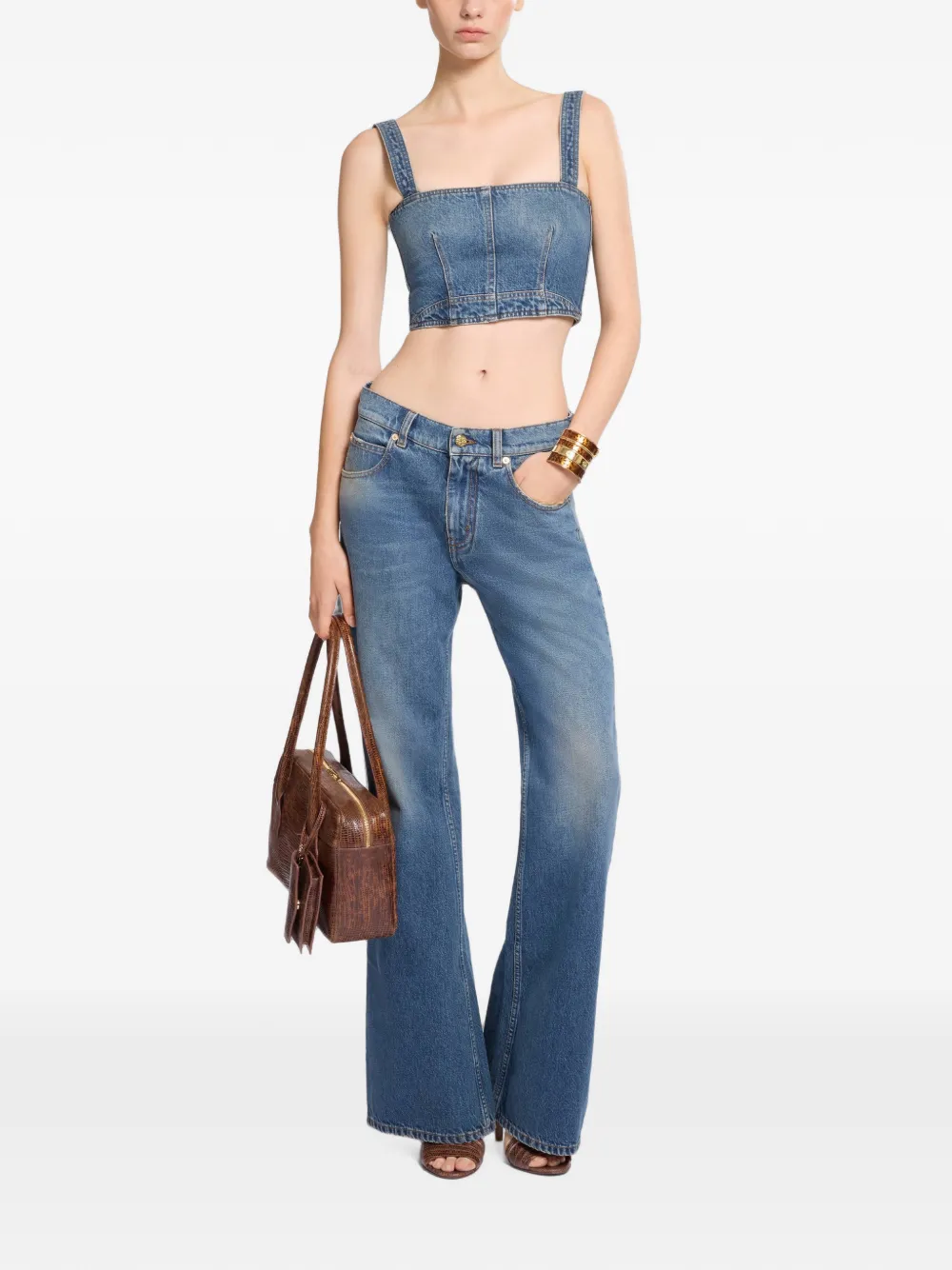 Elie Saab Flared jeans Blauw