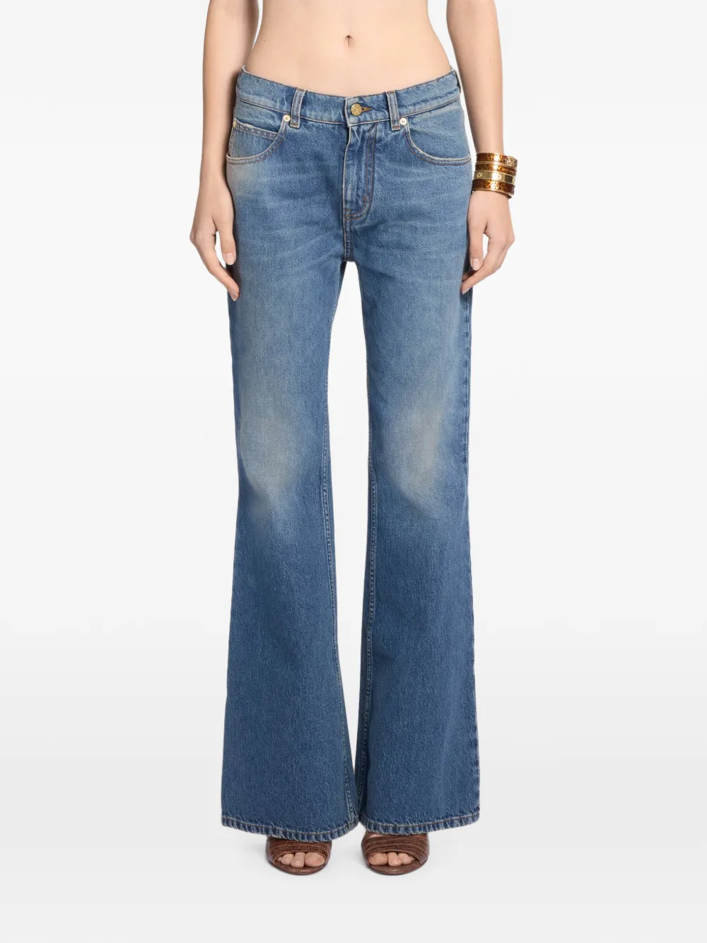 Elie Saab Flared jeans Blauw