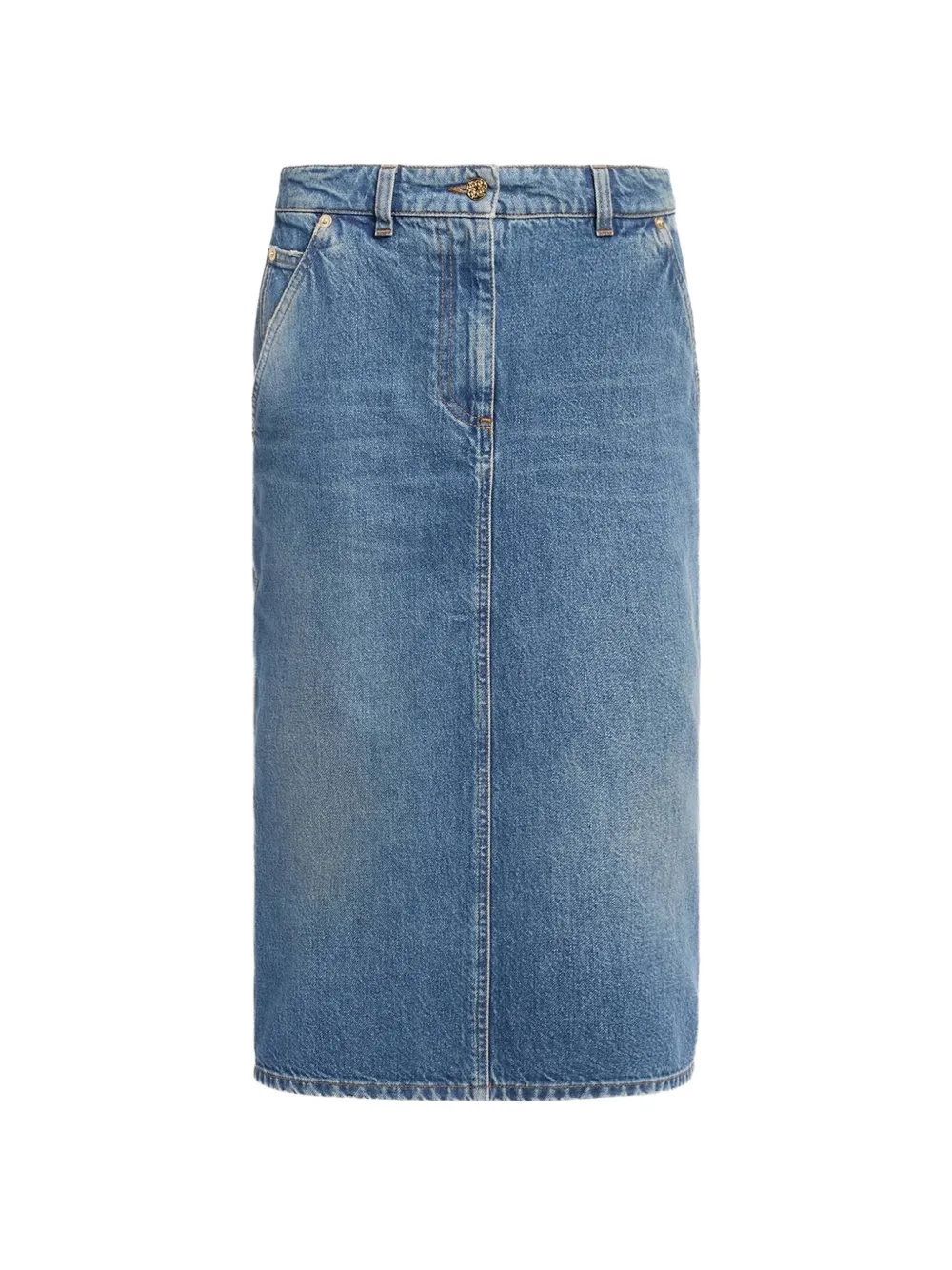 Elie Saab Gonna midi a matita - Blu