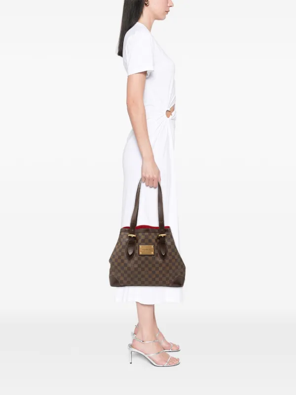 Louis Vuitton Pre-Owned 2008 ダミエ エベヌ ハムステッド MM トート 