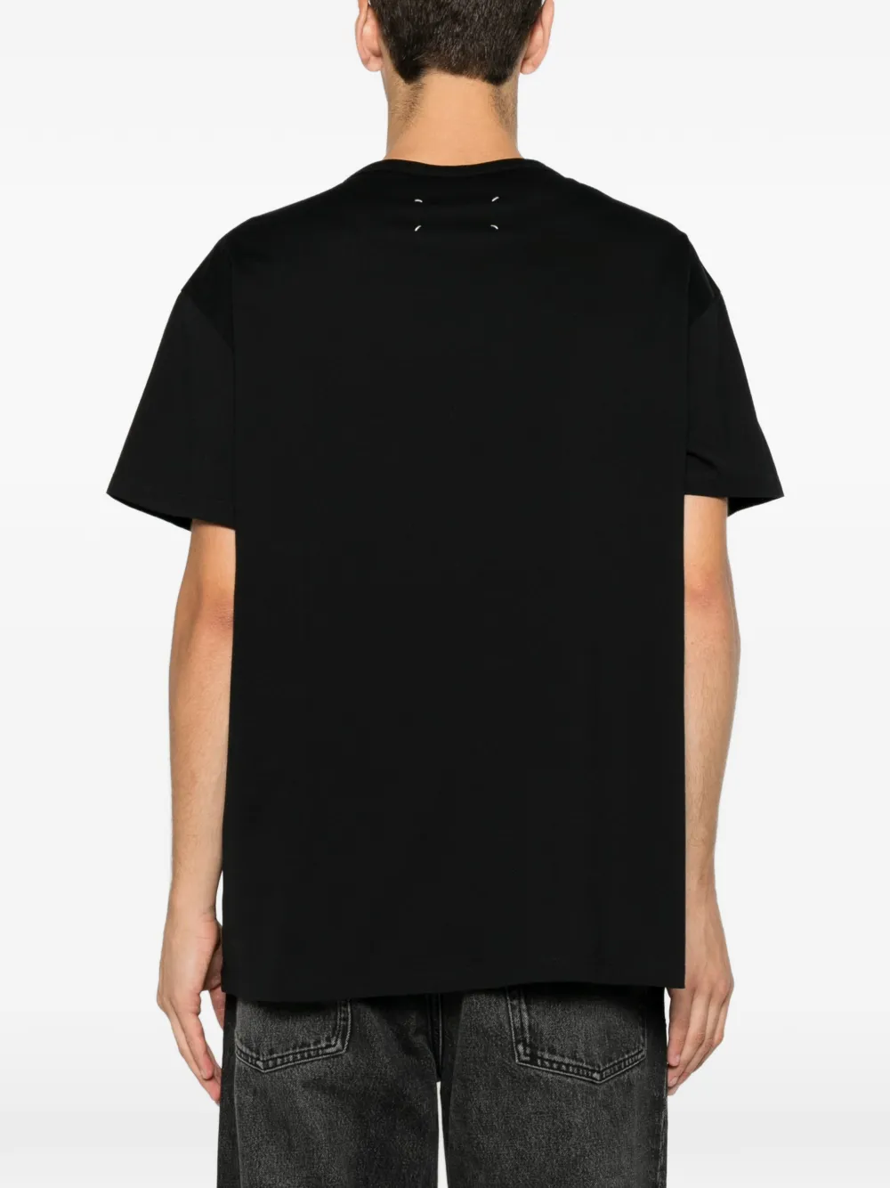 Maison Margiela T-shirt met logo Zwart
